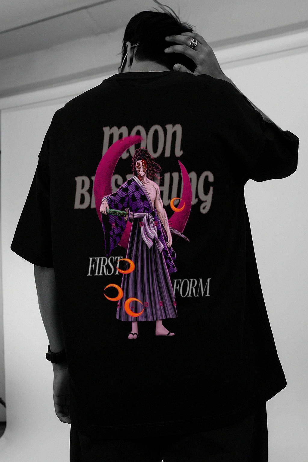 Kokoshibou Moon Breathing Oversized T-Shirt