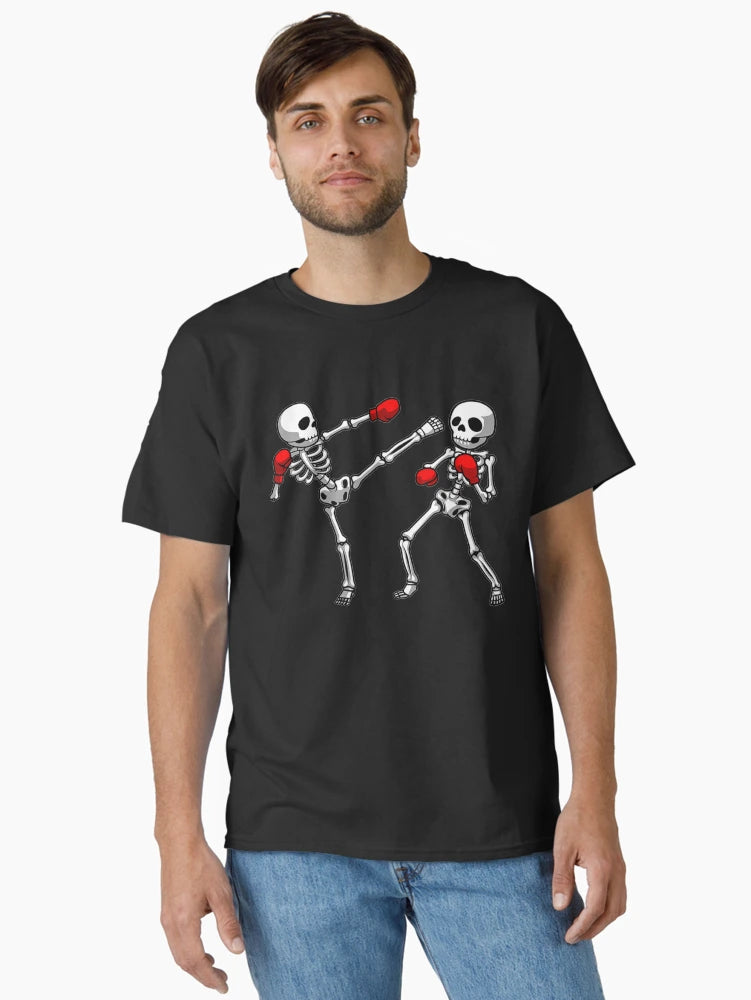Boxing skeleton classic T-shirt